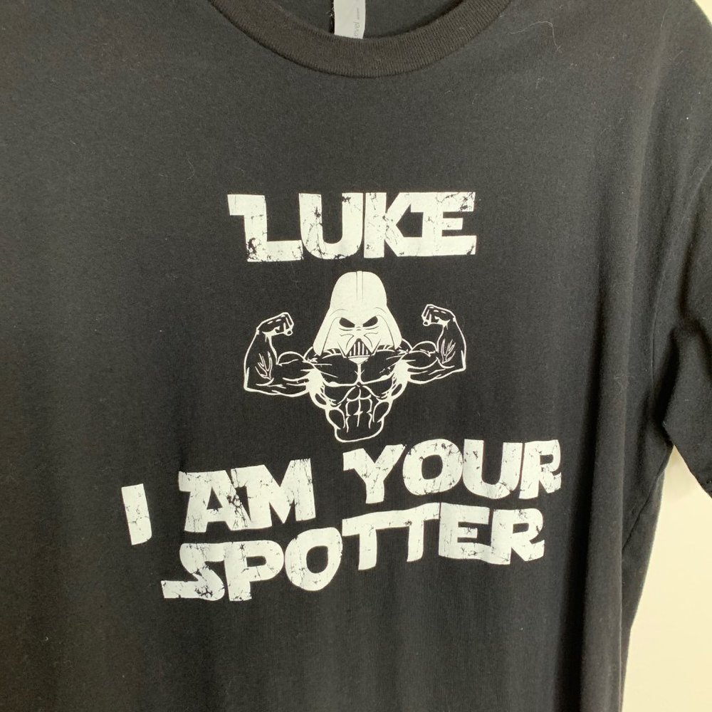Next Level "Luke I am Your Spotter" Graphic Tee Star Wars - Picture 4 of 5